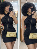 Short blac dress elegante moda femenina en PR