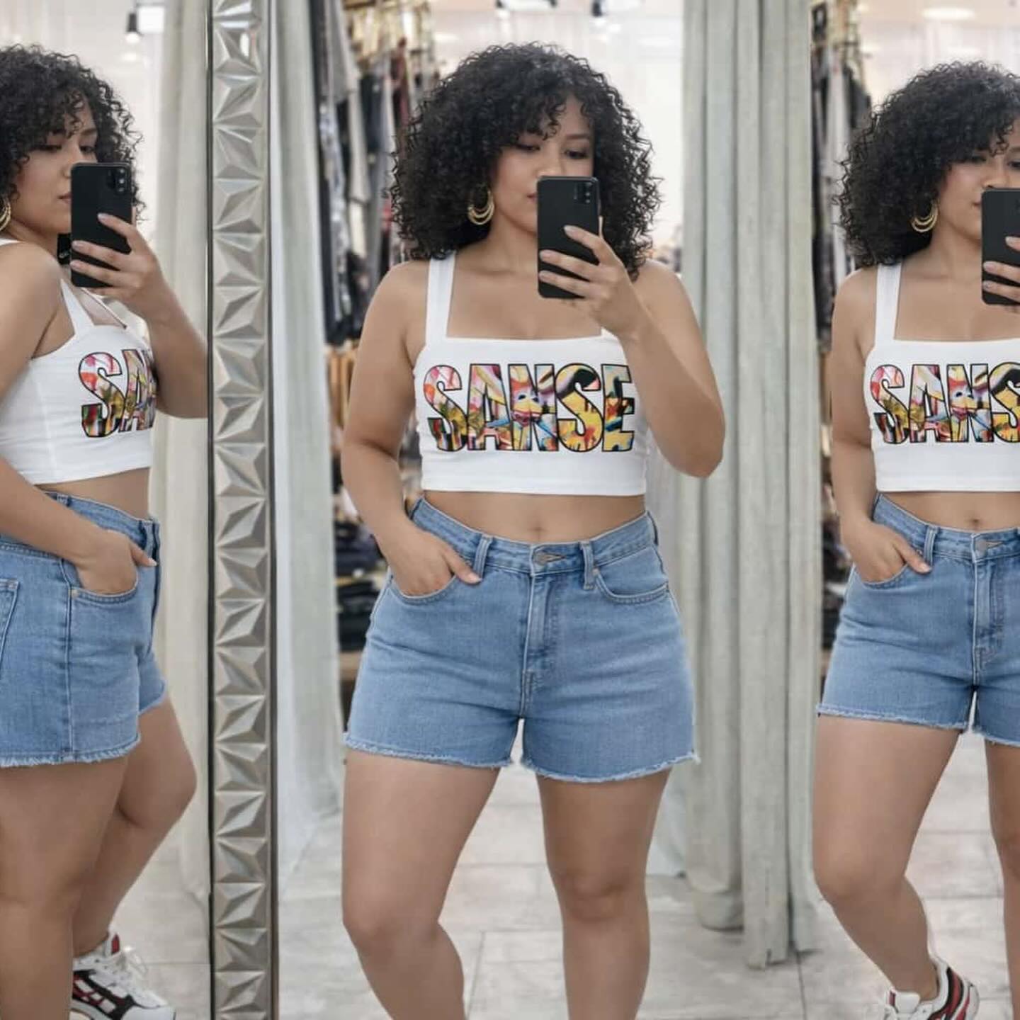 Crop Top sanse elegante moda femenina en Puerto Rico