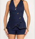 Denim Set Romper