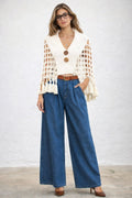 Macramé Tassel Vottined Vest