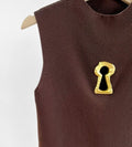 Top Key Brown elegante moda femenina en Puerto Rico