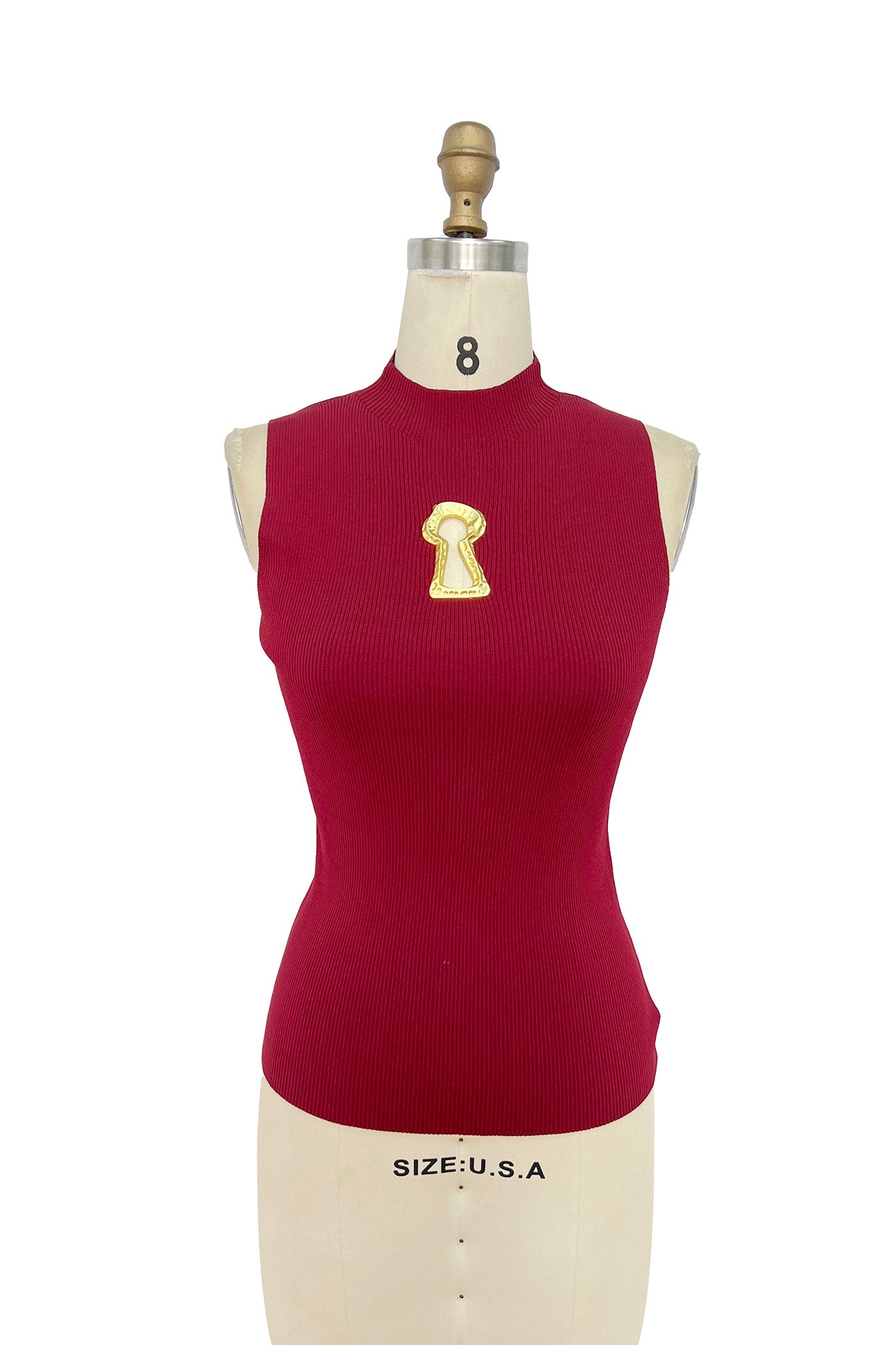 Top Key Burgundy elegante moda femenina en Puerto Rico