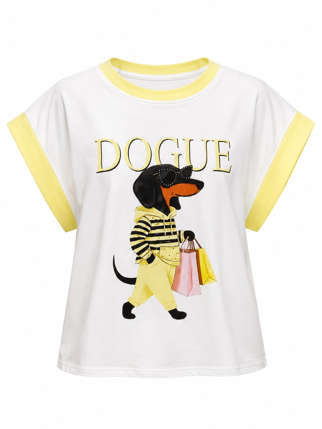 T-shirt Doggie Yellow