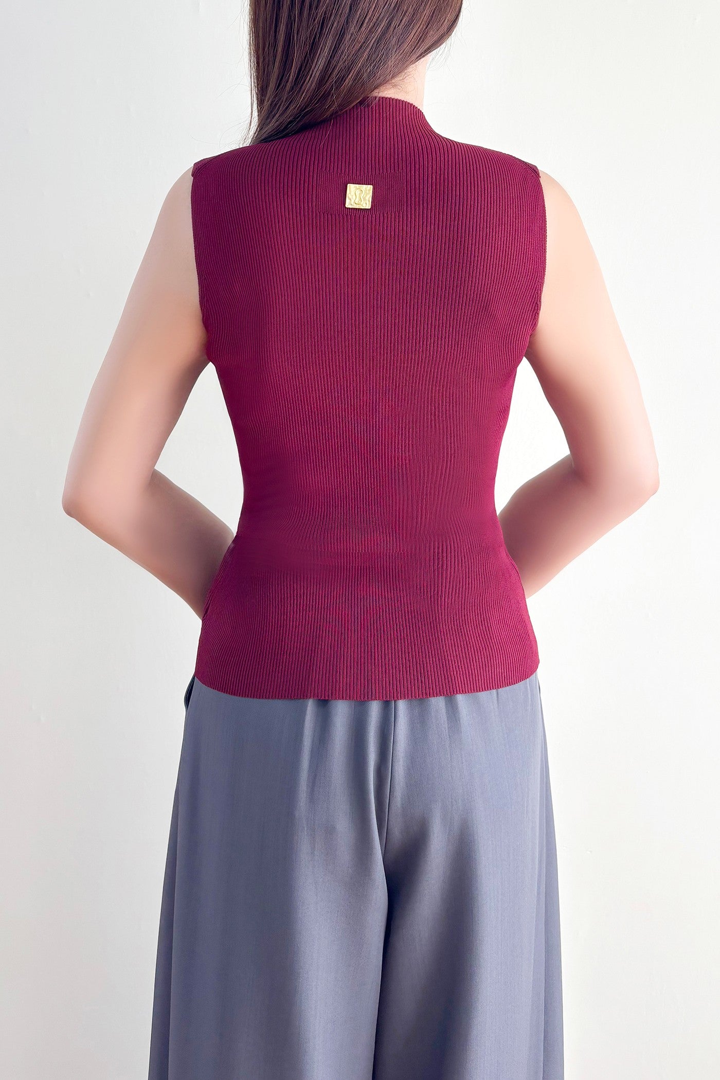 Top Key Burgundy elegante moda femenina en Puerto Rico