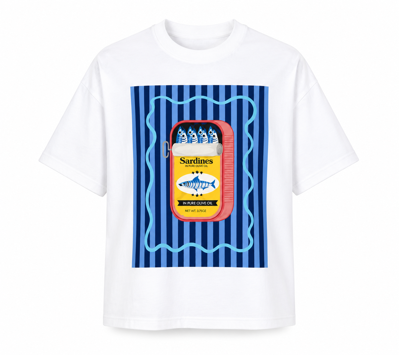 T-shirt sardines