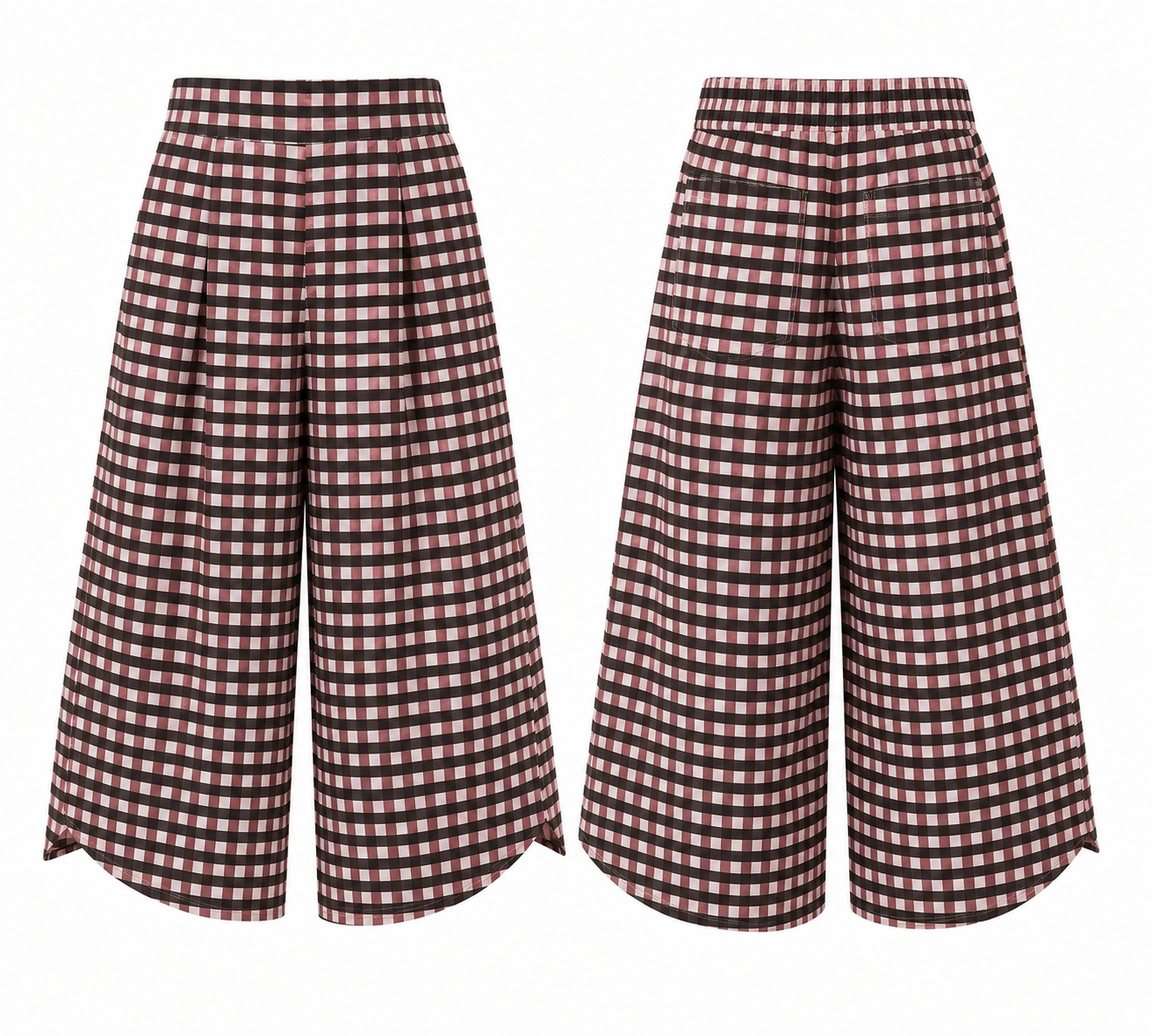 Pant Vicky Gingham Brown