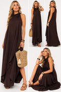 Maxi Dress Brown