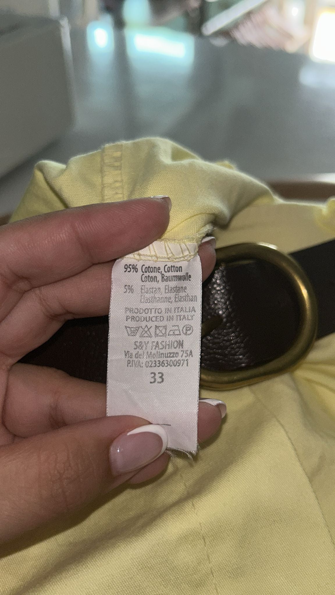 Barrel Pant butter yellow