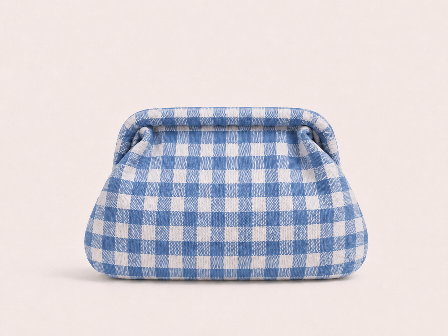 Gingham Cloud Clutch