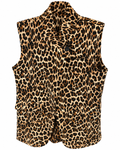 Animal Print Vest Italy