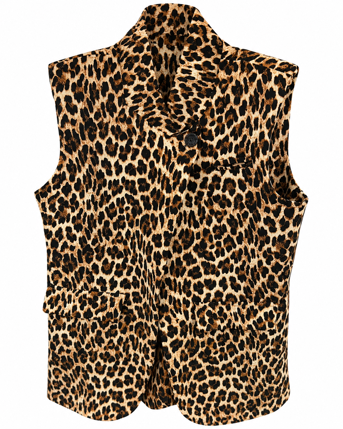 Animal Print Vest Italy