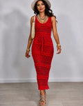 Crochet Red Dress Italy