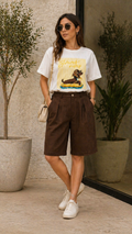 Pantalon Bermuda Choco Italy