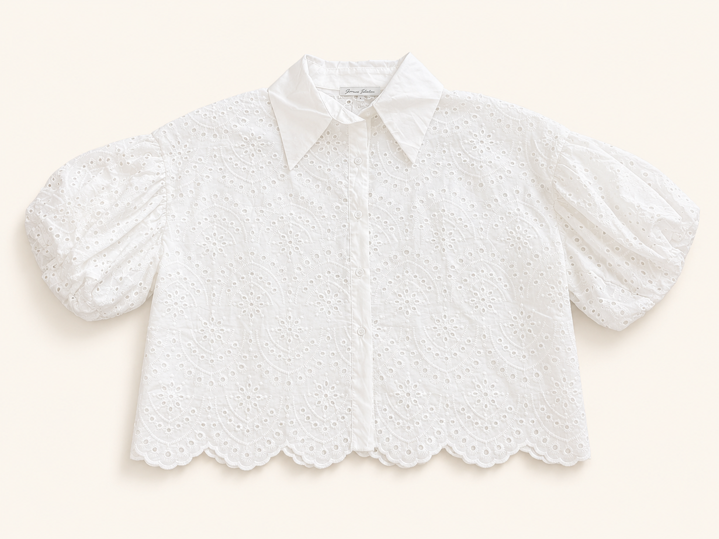 White Top Italy Eyelet