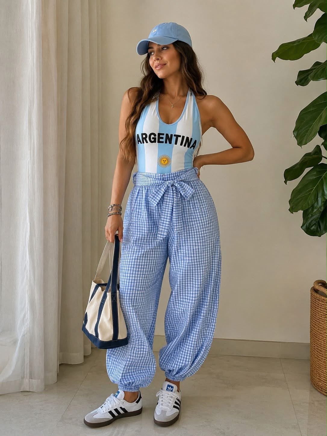 ARGENTINA 🇦🇷 TOP HALTER SPANDEX
