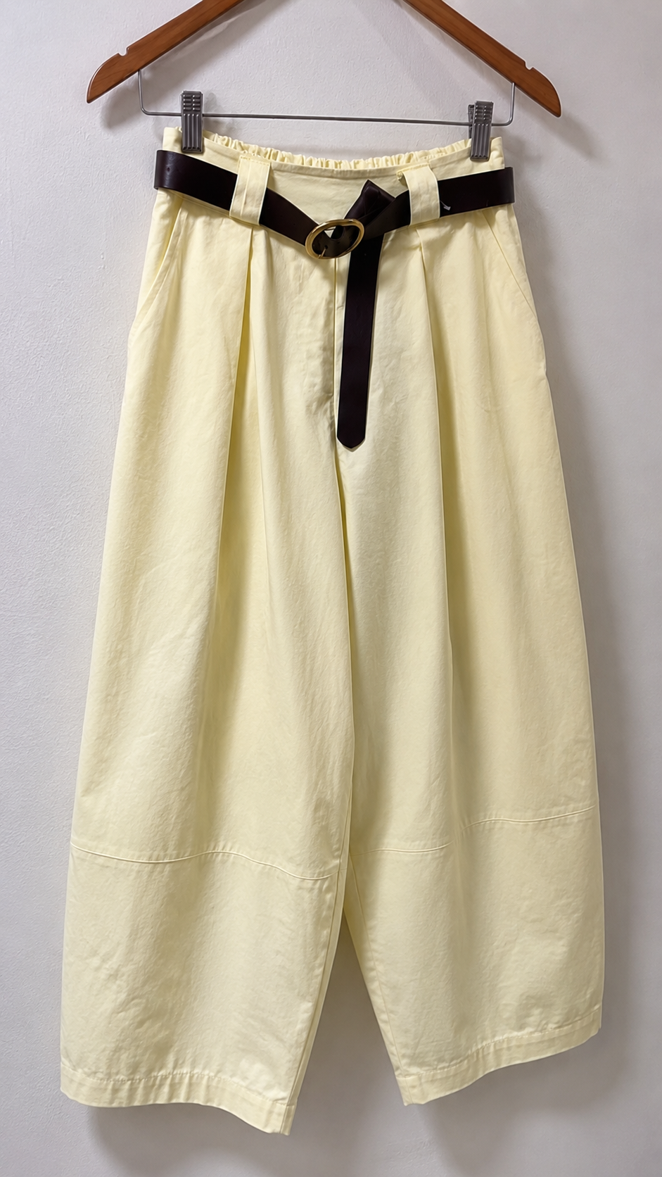 Barrel Pant butter yellow