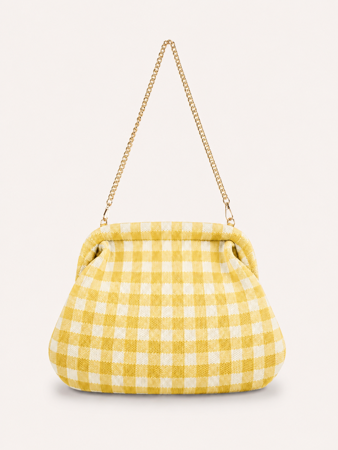 Gingham Cloud Clutch