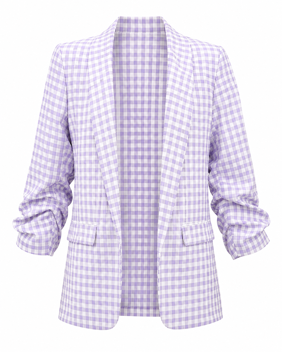 Gingham Lavanda Blazer