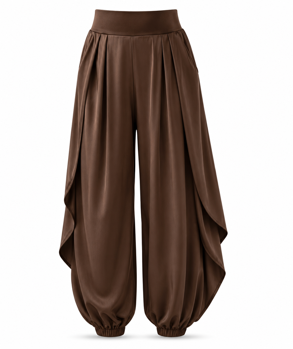Satin Brown Pant